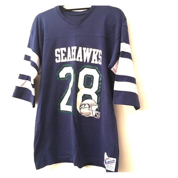 Retro Seattle Seahawks Champion T-Shirt! - Picture 1 of 5